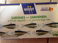 Sardines à l'huile végétale