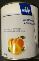 Abricots demi-fruits au sirop léger
