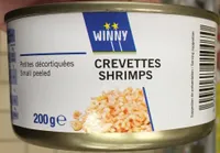 Crevettes petites décortiquées