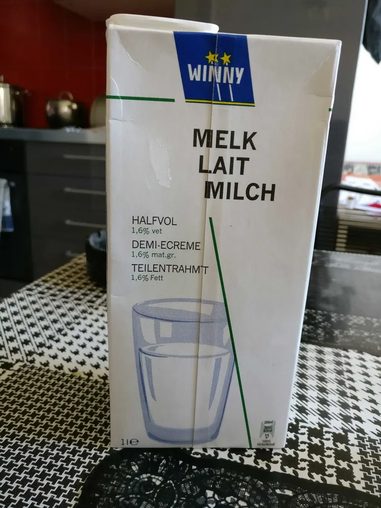 Lait demi-écrémé