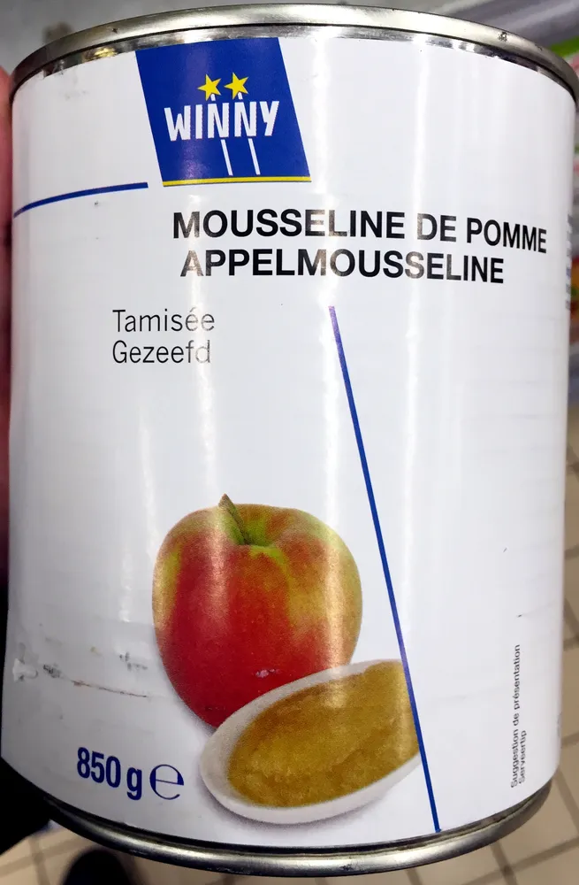 Mousseline de pomme tamisée