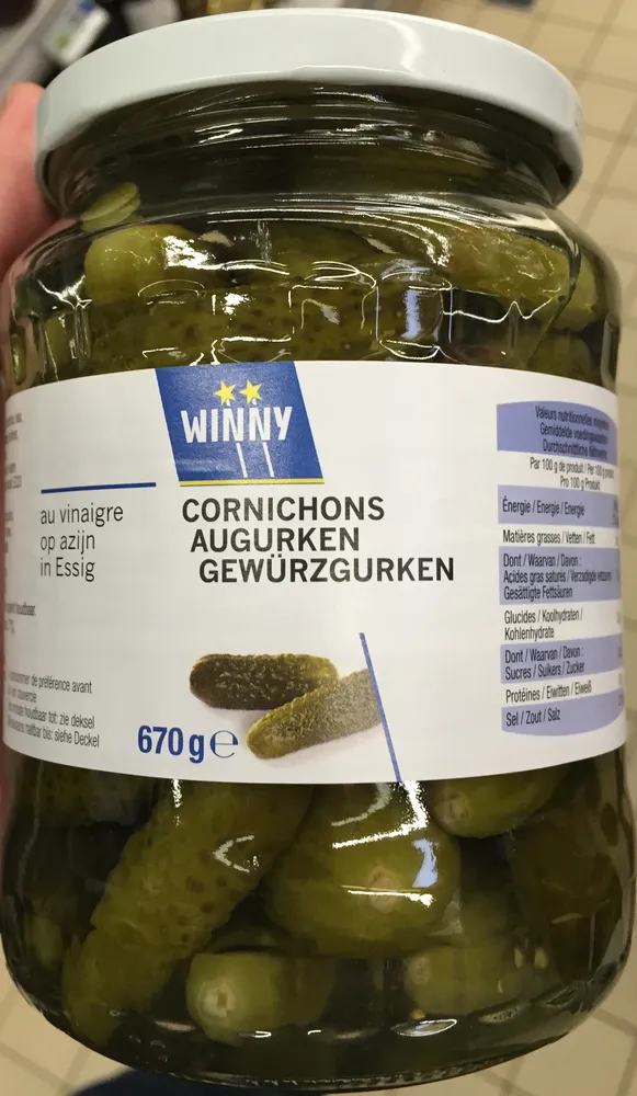 Cornichons au vinaigre