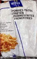 Pommes frites préfrites surgelées