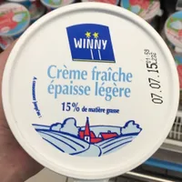 Crème fraîche épaisse légère (15% MG)