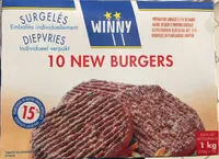 10 New Burgers surgelés