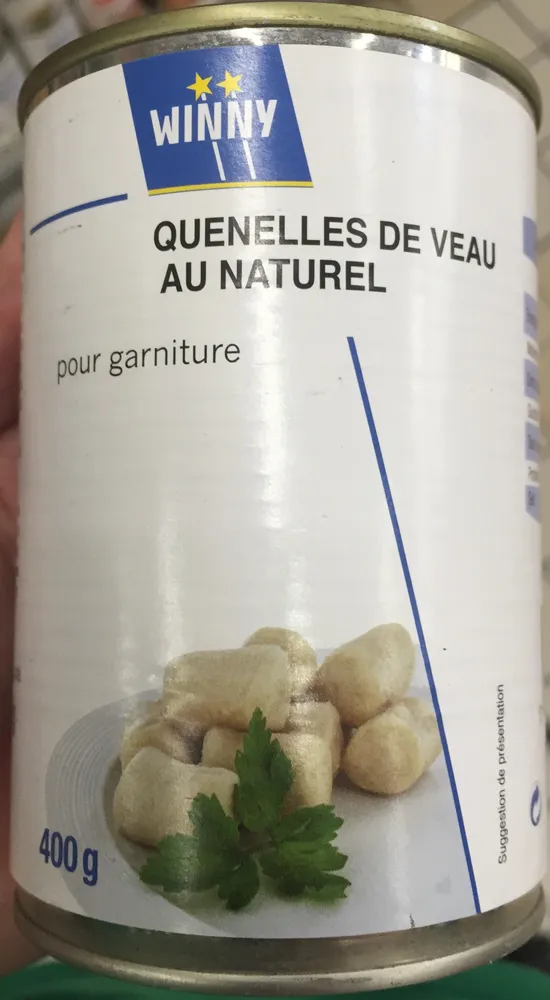 Quenelles de veau au naturel pour garniture