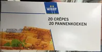 Crêpes jambon-fromage surgelées