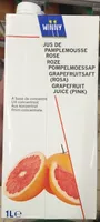 Jus de pamplemousse rose à base de concentré