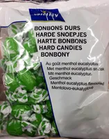 Bonbons durs au goût menthol eucalyptus