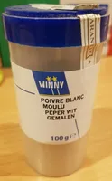 Poivre blanc moulu