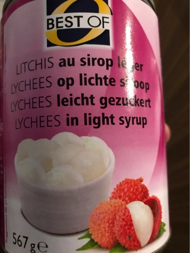 Litchis au sirop
