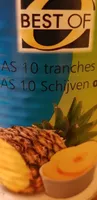 Ananas en tranches au sirop