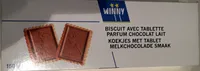 Biscuit avec tablette parfum Chocolat lait