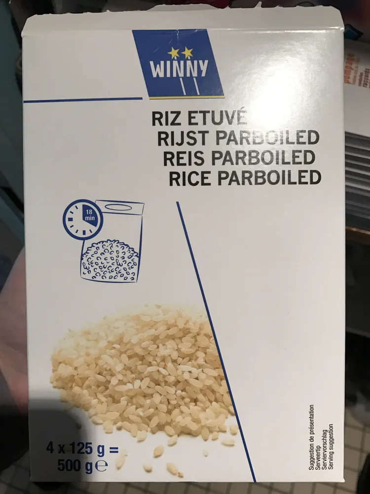 Riz étuvé