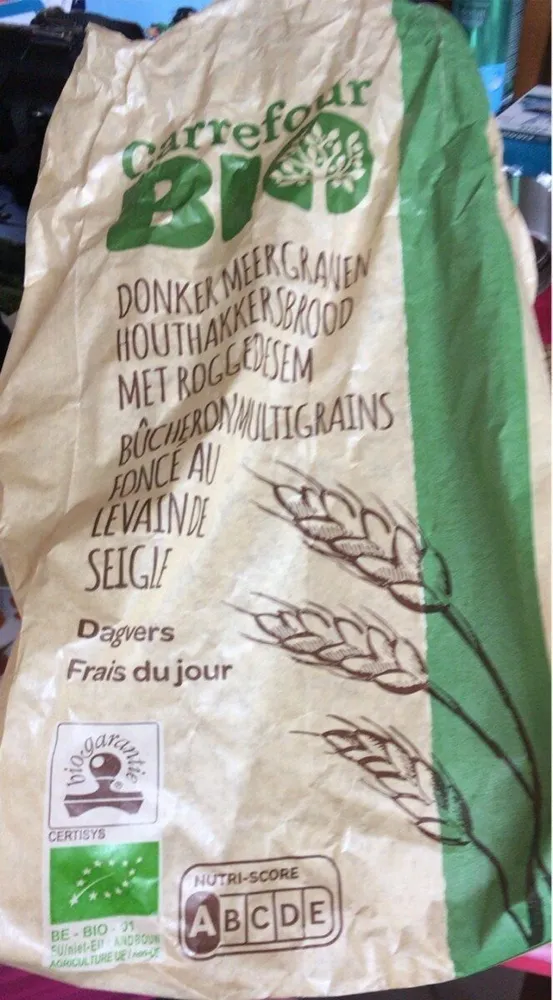 Bûcheron muultigrains foncé au levain de seigle