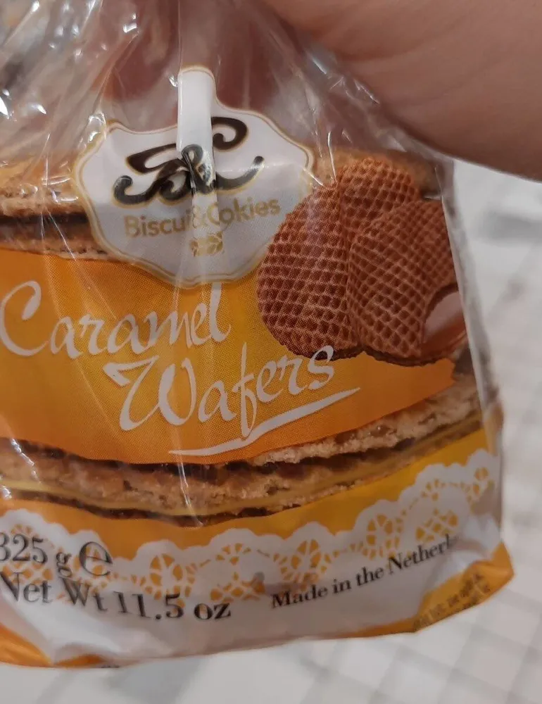 Gaufre fourre caramel