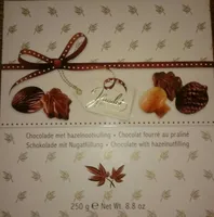 Chocolat fourré au praliné