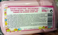 Fondant à rouler rose
