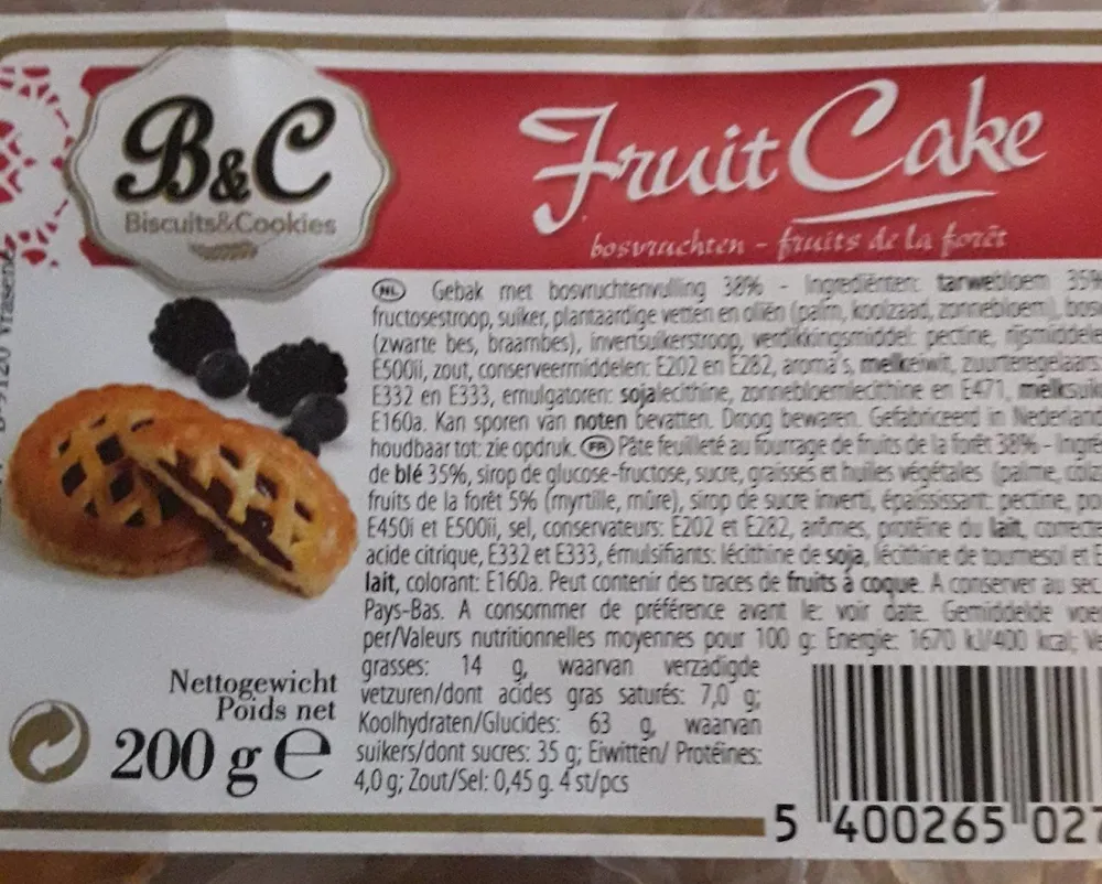 Gâteaux aux fruits rouges