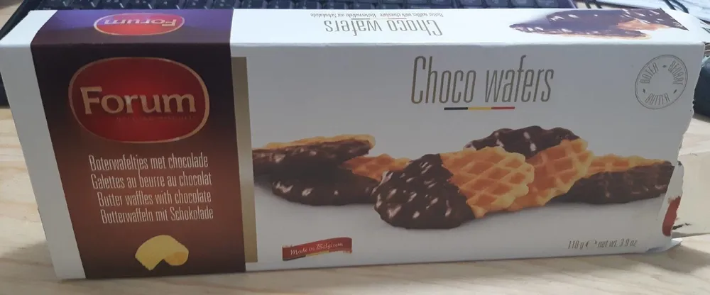 Forum Butter Choc Wafers 110G