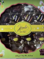 Chocolat fourré au praliné