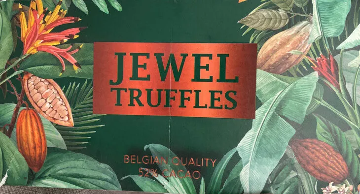 Trufas chocolate negro