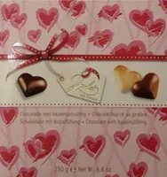 Chocolat fourré au praliné