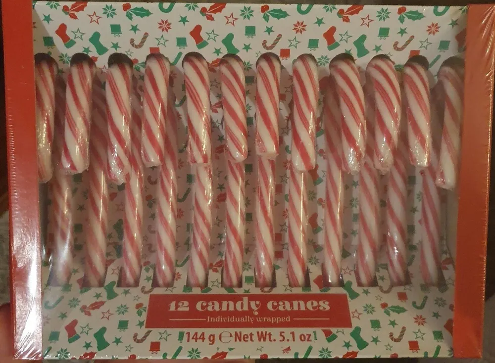 12 candy canes