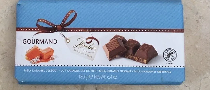 Tablette de chocolat Lait caramel sel de mer