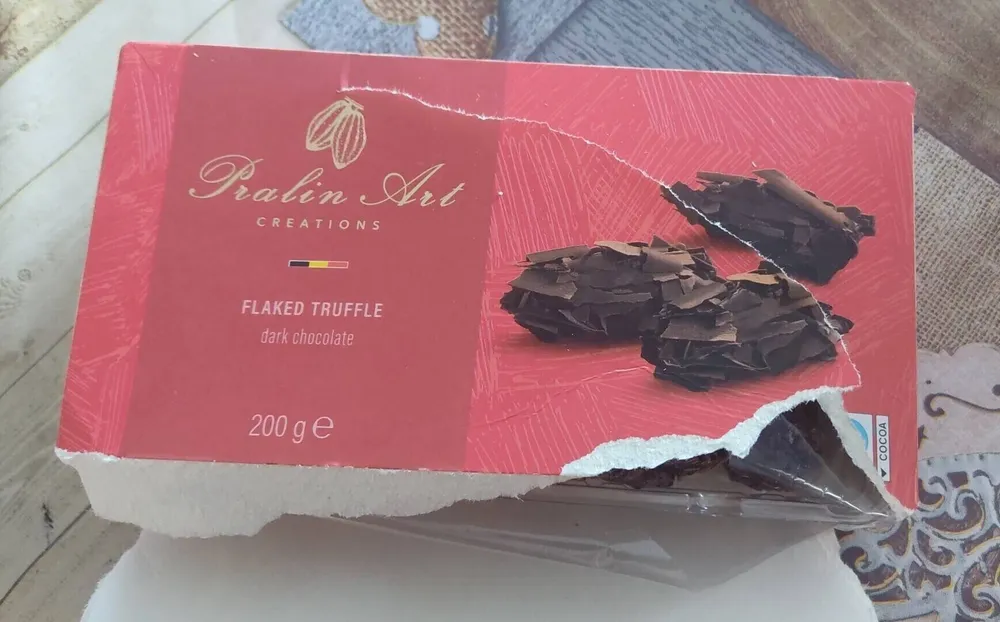 Truffe noire chocolat