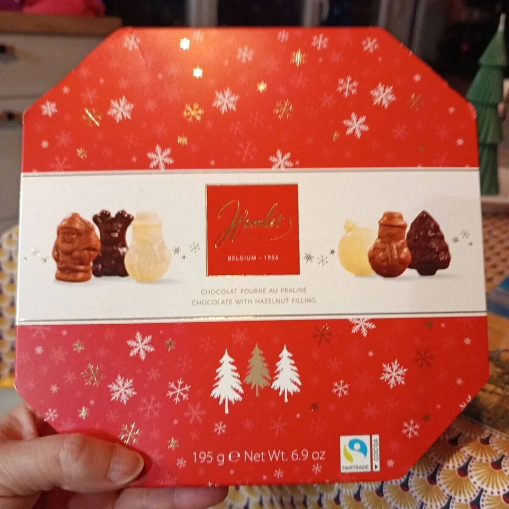 Chocolat fourré au praliné
