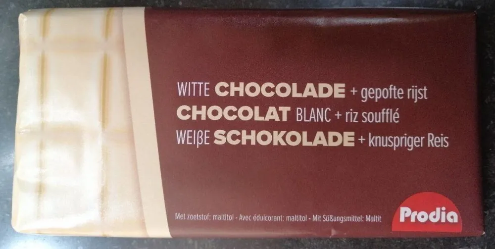 Chocolat blanc riz souffle