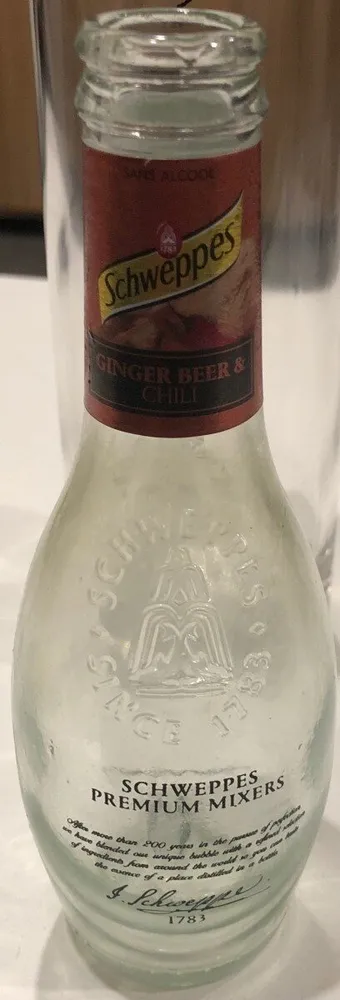 Schweppes Ginger  beer et chili