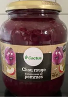 Chou Rouge et morceaux de pommes