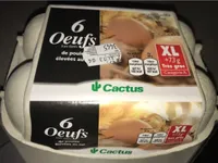 6 oeufs de poule XL