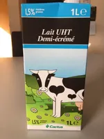 Lait UHT Demi écrémé