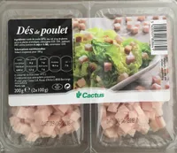 Dés de poulet