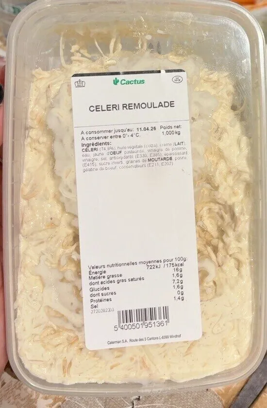 Celeri remoulade cactus