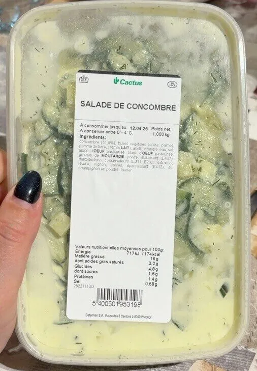 Salade de concombre