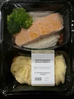 Pavé de saumon sauce crémant