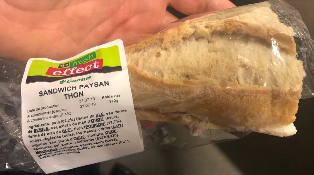 Sandwich paysan thon