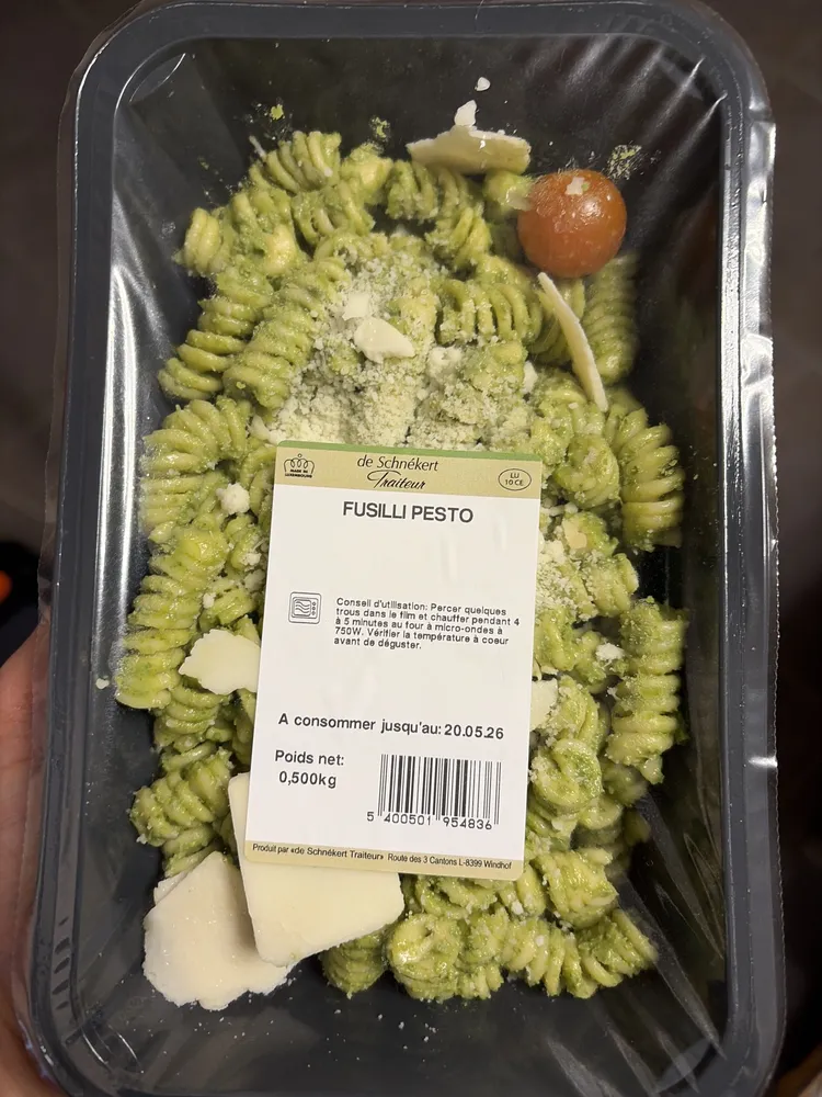 Fusilli pesto