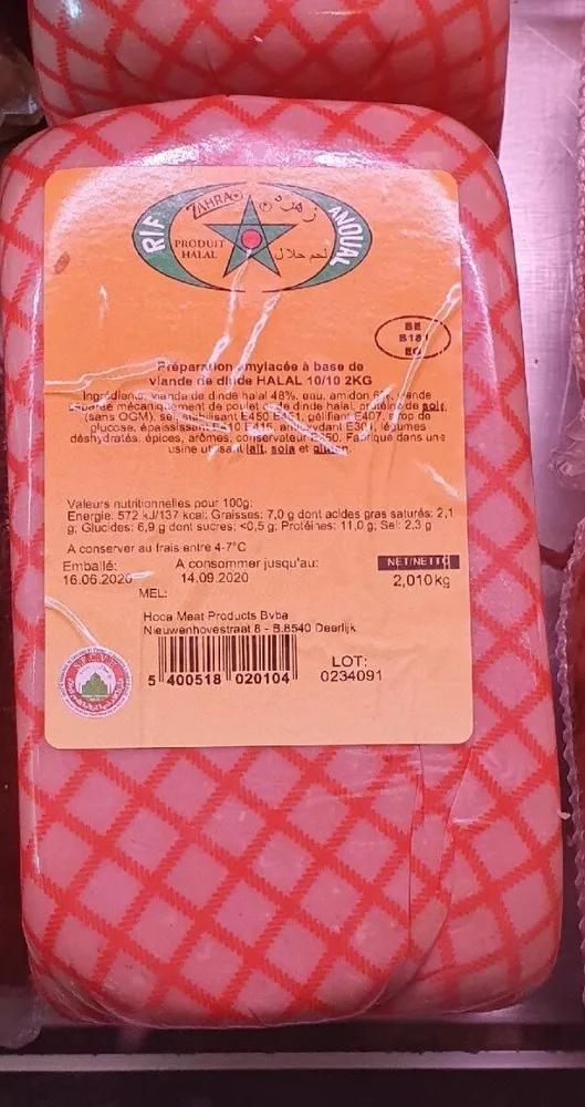 Jambon de dinde