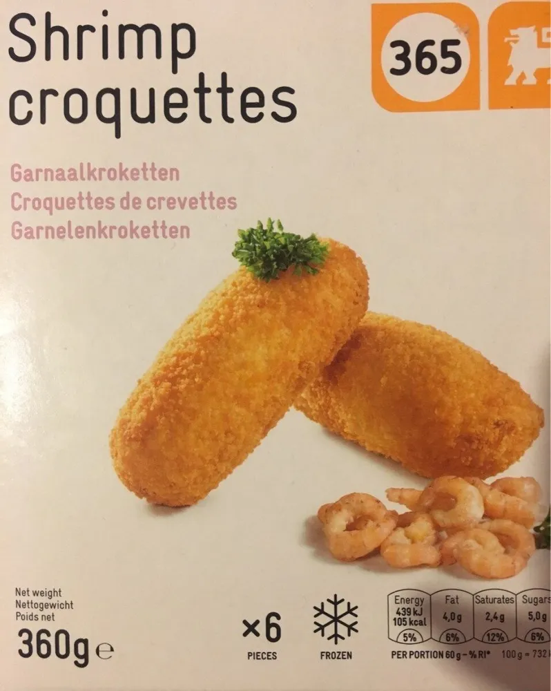 Croquettes de crevettrs