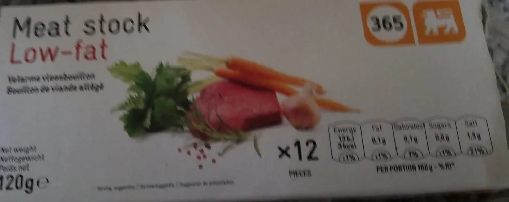 Bouillon de Viande Déshydraté, à Teneur Réduite en Matières Grasses
