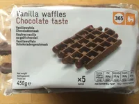 Gaufres vanille goût chocolat