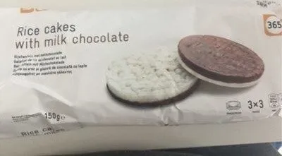 Galettes De Riz Au Chocolat Au Lait