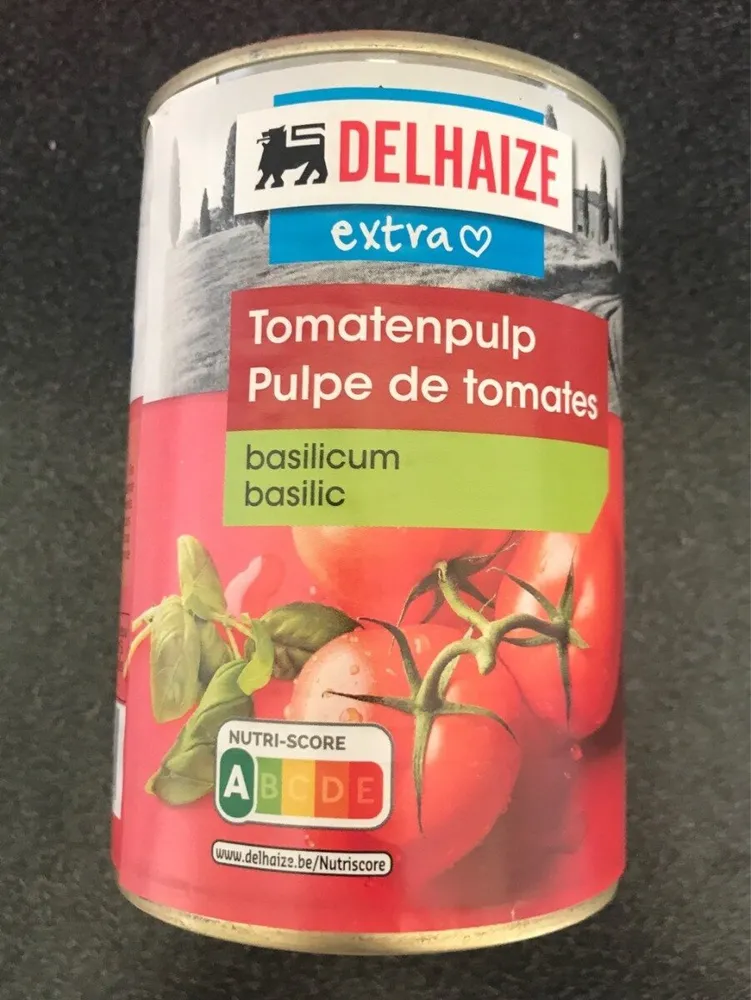 Pulpe de tomates basilic