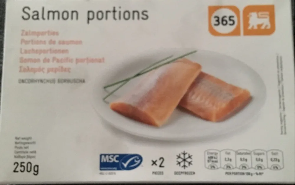 Portions de saumon