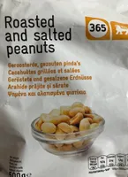 Roasted and salted peanuts